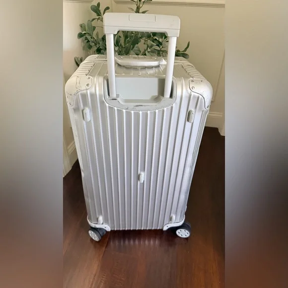 Rimowa Original Trunk Silver Checked Luggage - Picture 8 of 12
